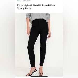 Old Navy Extra High-Rise Polished Pixie Skinny Ankle Pants